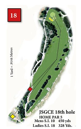 Hole 18, Home — course diagram